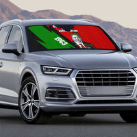 Jomo Kenyatta Auto Sun Shade Patriotic Colors Design and Father of the Kenyan Nation Tribute - Wonder Print Shop