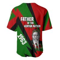Jomo Kenyatta Baseball Jersey Patriotic Colors Design and Father of the Kenyan Nation Tribute - Wonder Print Shop