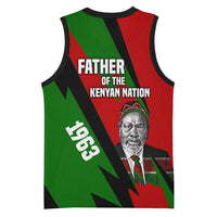 Jomo Kenyatta Basketball Jersey Patriotic Colors Design and Father of the Kenyan Nation Tribute - Wonder Print Shop