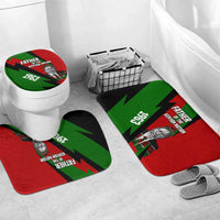 Jomo Kenyatta Bathroom Set Patriotic Colors Design and Father of the Kenyan Nation Tribute - Wonder Print Shop