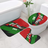Jomo Kenyatta Bathroom Set Patriotic Colors Design and Father of the Kenyan Nation Tribute - Wonder Print Shop