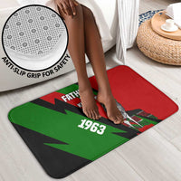 Jomo Kenyatta Bathroom Set Patriotic Colors Design and Father of the Kenyan Nation Tribute - Wonder Print Shop