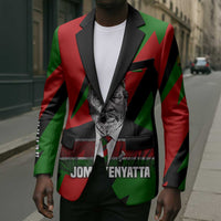 Jomo Kenyatta Blazer Patriotic Colors Design and Father of the Kenyan Nation Tribute - Wonder Print Shop