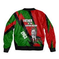 Jomo Kenyatta Bomber Jacket Patriotic Colors Design and Father of the Kenyan Nation Tribute - Wonder Print Shop