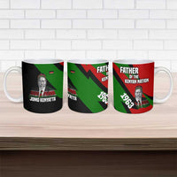 Jomo Kenyatta Ceramic Mug Patriotic Colors Design and Father of the Kenyan Nation Tribute - Wonder Print Shop