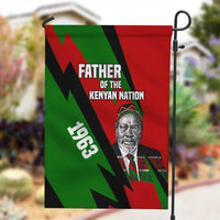 Jomo Kenyatta Garden Flag Patriotic Colors Design and Father of the Kenyan Nation Tribute - Wonder Print Shop
