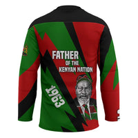 Jomo Kenyatta Hockey Jersey Patriotic Colors Design and Father of the Kenyan Nation Tribute - Wonder Print Shop