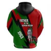 Jomo Kenyatta Hoodie Patriotic Colors Design and Father of the Kenyan Nation Tribute - Wonder Print Shop