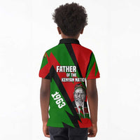 Jomo Kenyatta Kid Polo Shirt Patriotic Colors Design and Father of the Kenyan Nation Tribute - Wonder Print Shop
