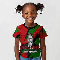 Jomo Kenyatta Kid T shirt Patriotic Colors Design and Father of the Kenyan Nation Tribute - Wonder Print Shop