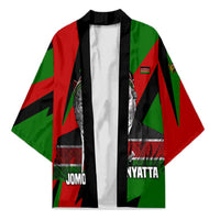 Jomo Kenyatta Kimono Patriotic Colors Design and Father of the Kenyan Nation Tribute - Wonder Print Shop