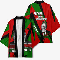 Jomo Kenyatta Kimono Patriotic Colors Design and Father of the Kenyan Nation Tribute - Wonder Print Shop
