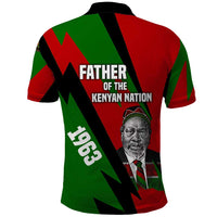 Jomo Kenyatta Polo Shirt Patriotic Colors Design and Father of the Kenyan Nation Tribute - Wonder Print Shop