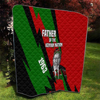 Jomo Kenyatta Quilt Patriotic Colors Design and Father of the Kenyan Nation Tribute - Wonder Print Shop