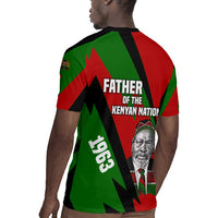 Jomo Kenyatta Rugby Jersey Patriotic Colors Design and Father of the Kenyan Nation Tribute - Wonder Print Shop