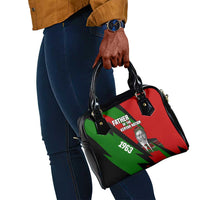 Jomo Kenyatta Shoulder Handbag Patriotic Colors Design and Father of the Kenyan Nation Tribute - Wonder Print Shop