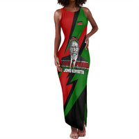 Jomo Kenyatta Tank Maxi Dress Patriotic Colors Design and Father of the Kenyan Nation Tribute - Wonder Print Shop
