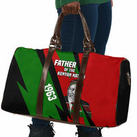 Jomo Kenyatta Travel Bag Patriotic Colors Design and Father of the Kenyan Nation Tribute - Wonder Print Shop