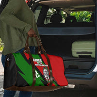 Jomo Kenyatta Travel Bag Patriotic Colors Design and Father of the Kenyan Nation Tribute - Wonder Print Shop