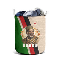 Jomo Kenyatta Laundry Basket Uhuru and Kenyan Heritage Quote Tribute - Wonder Print Shop