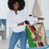 Jomo Kenyatta Laundry Basket Uhuru and Kenyan Heritage Quote Tribute - Wonder Print Shop