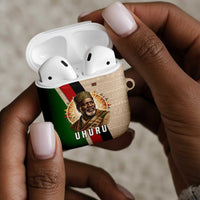 Jomo Kenyatta AirPods Case Uhuru and Kenyan Heritage Quote Tribute - Wonder Print Shop
