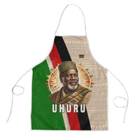 Jomo Kenyatta Apron Uhuru and Kenyan Heritage Quote Tribute - Wonder Print Shop