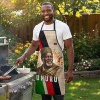 Jomo Kenyatta Apron Uhuru and Kenyan Heritage Quote Tribute - Wonder Print Shop