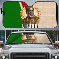 Jomo Kenyatta Auto Sun Shade Uhuru and Kenyan Heritage Quote Tribute - Wonder Print Shop