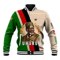 Jomo Kenyatta Baseball Jacket Uhuru and Kenyan Heritage Quote Tribute - Wonder Print Shop