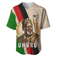 Jomo Kenyatta Baseball Jersey Uhuru and Kenyan Heritage Quote Tribute - Wonder Print Shop