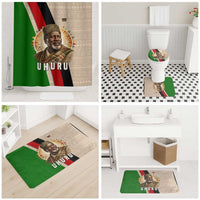 Jomo Kenyatta Bathroom Set Uhuru and Kenyan Heritage Quote Tribute - Wonder Print Shop