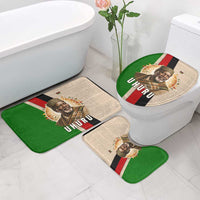 Jomo Kenyatta Bathroom Set Uhuru and Kenyan Heritage Quote Tribute - Wonder Print Shop