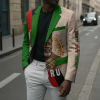 Jomo Kenyatta Blazer Uhuru and Kenyan Heritage Quote Tribute - Wonder Print Shop