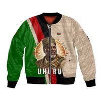 Jomo Kenyatta Bomber Jacket Uhuru and Kenyan Heritage Quote Tribute - Wonder Print Shop