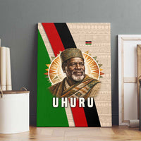 Jomo Kenyatta Canvas Wall Art Uhuru and Kenyan Heritage Quote Tribute - Wonder Print Shop