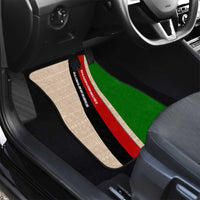 Jomo Kenyatta Car Mats Uhuru and Kenyan Heritage Quote Tribute - Wonder Print Shop