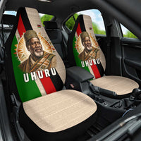 Jomo Kenyatta Car Seat Cover Uhuru and Kenyan Heritage Quote Tribute - Wonder Print Shop