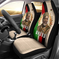 Jomo Kenyatta Car Seat Cover Uhuru and Kenyan Heritage Quote Tribute - Wonder Print Shop