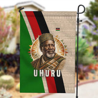 Jomo Kenyatta Garden Flag Uhuru and Kenyan Heritage Quote Tribute - Wonder Print Shop