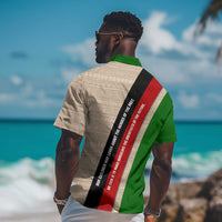Jomo Kenyatta Hawaiian Shirt Uhuru and Kenyan Heritage Quote Tribute - Wonder Print Shop
