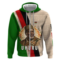 Jomo Kenyatta Hoodie Uhuru and Kenyan Heritage Quote Tribute - Wonder Print Shop