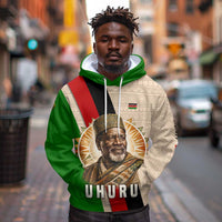 Jomo Kenyatta Hoodie Uhuru and Kenyan Heritage Quote Tribute - Wonder Print Shop