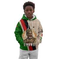 Jomo Kenyatta Kid Hoodie Uhuru and Kenyan Heritage Quote Tribute - Wonder Print Shop