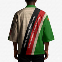 Jomo Kenyatta Kimono Uhuru and Kenyan Heritage Quote Tribute - Wonder Print Shop