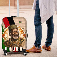 Jomo Kenyatta Luggage Cover Uhuru and Kenyan Heritage Quote Tribute - Wonder Print Shop