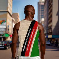 Jomo Kenyatta Men Tank Top Uhuru and Kenyan Heritage Quote Tribute - Wonder Print Shop