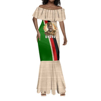 Jomo Kenyatta Mermaid Dress Uhuru and Kenyan Heritage Quote Tribute - Wonder Print Shop