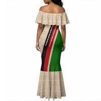 Jomo Kenyatta Mermaid Dress Uhuru and Kenyan Heritage Quote Tribute - Wonder Print Shop