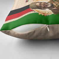 Jomo Kenyatta Pillow Cover Uhuru and Kenyan Heritage Quote Tribute - Wonder Print Shop